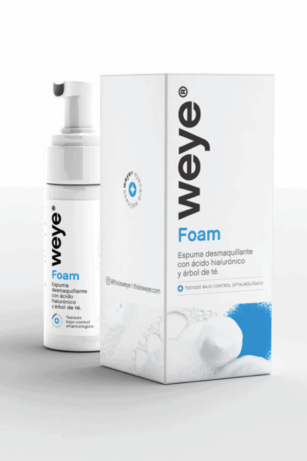 Foam - Limpieza suave para párpados y pestañas